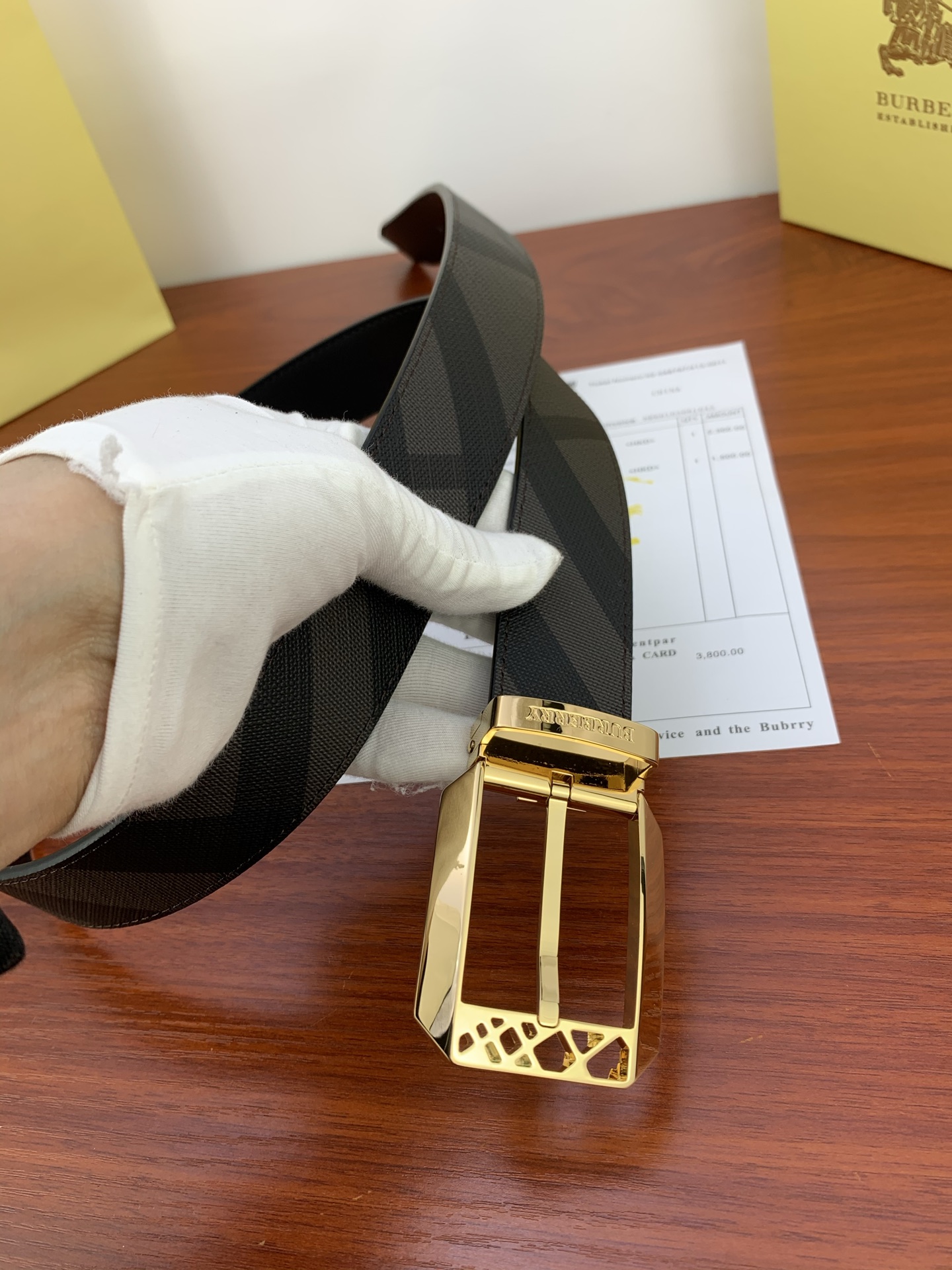 Burberry belt