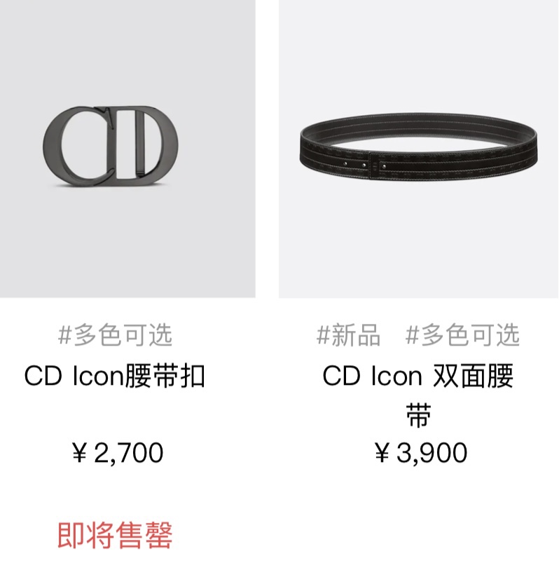 Dior belt