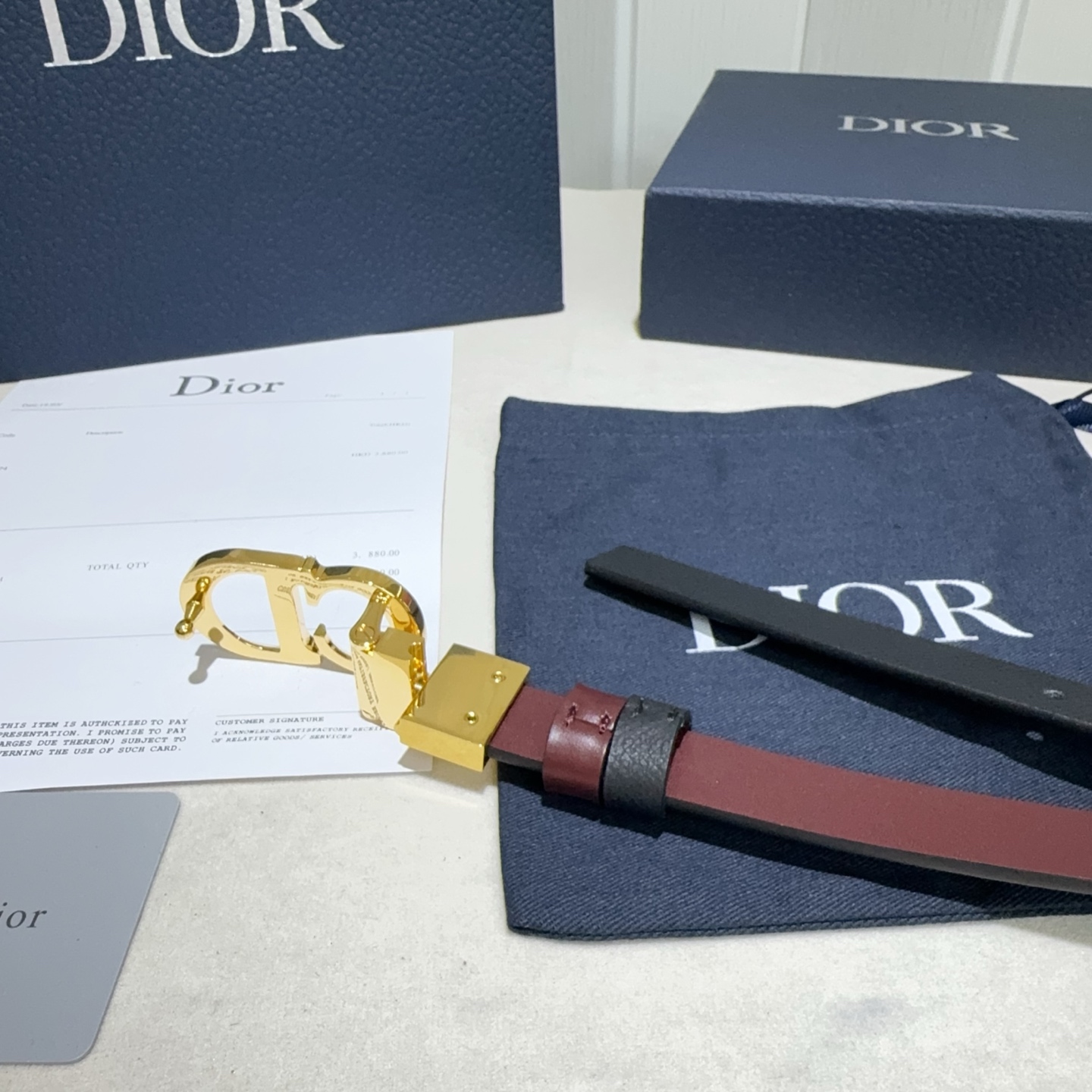 Dior belt