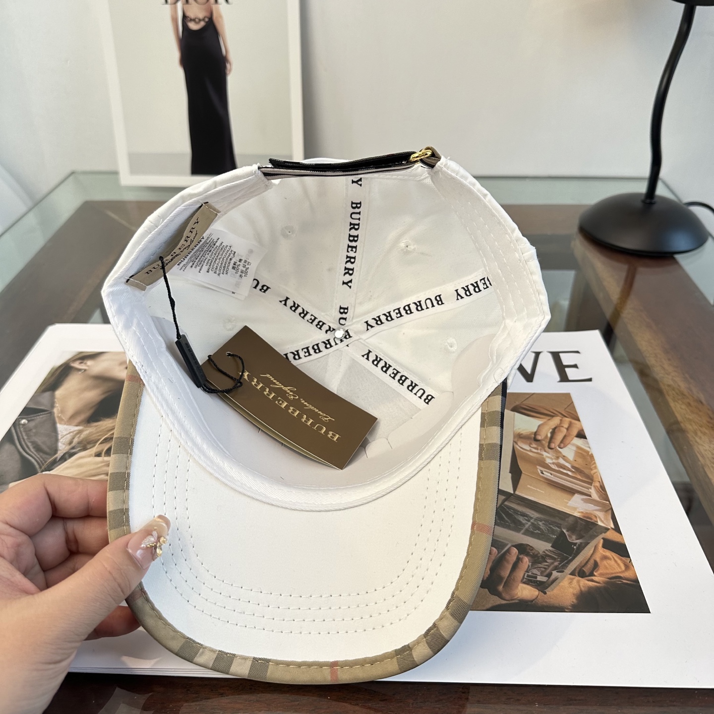Burberry hat