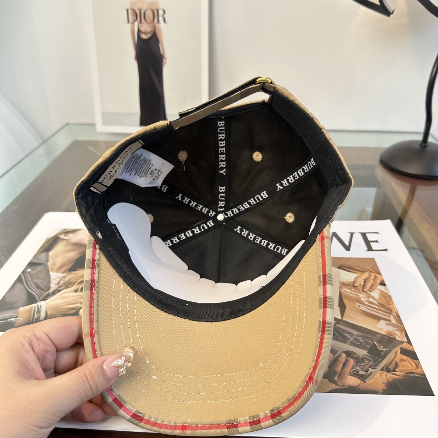 Burberry hat