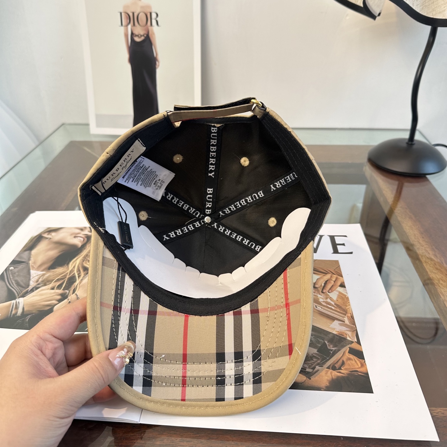 Burberry hat