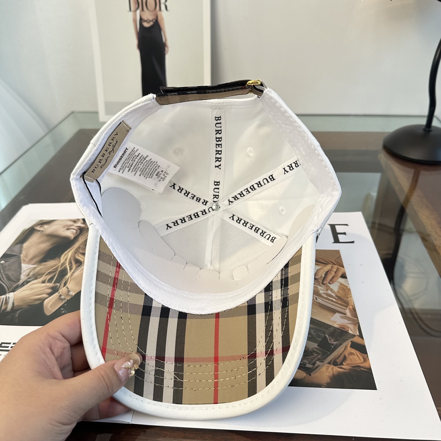 Burberry hat