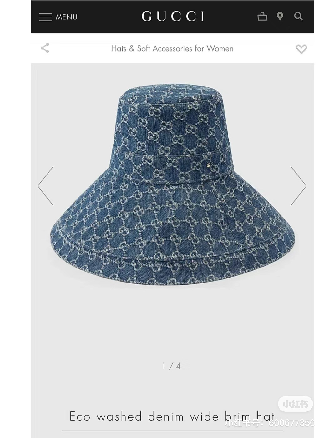 Gucci hat