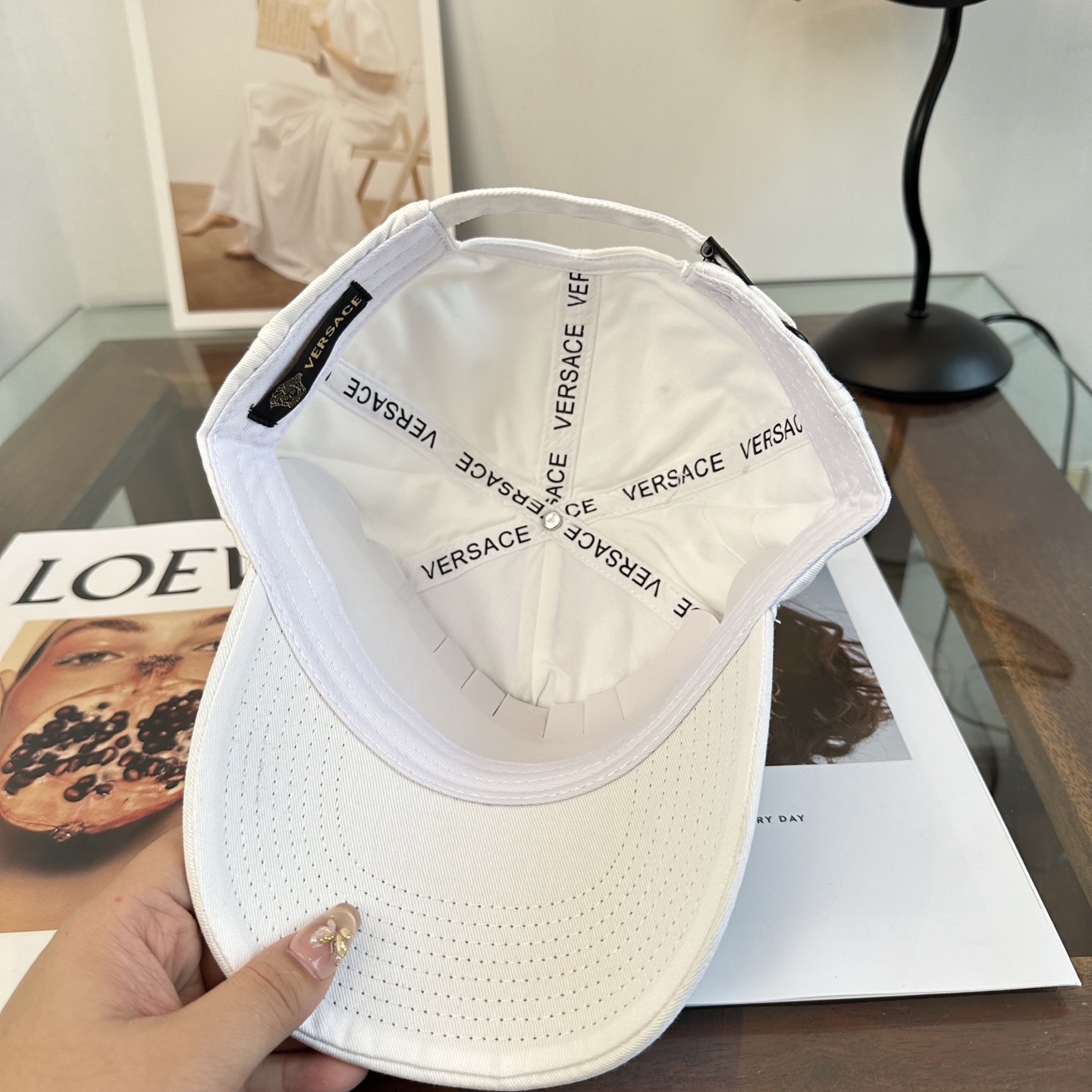 Versace hat