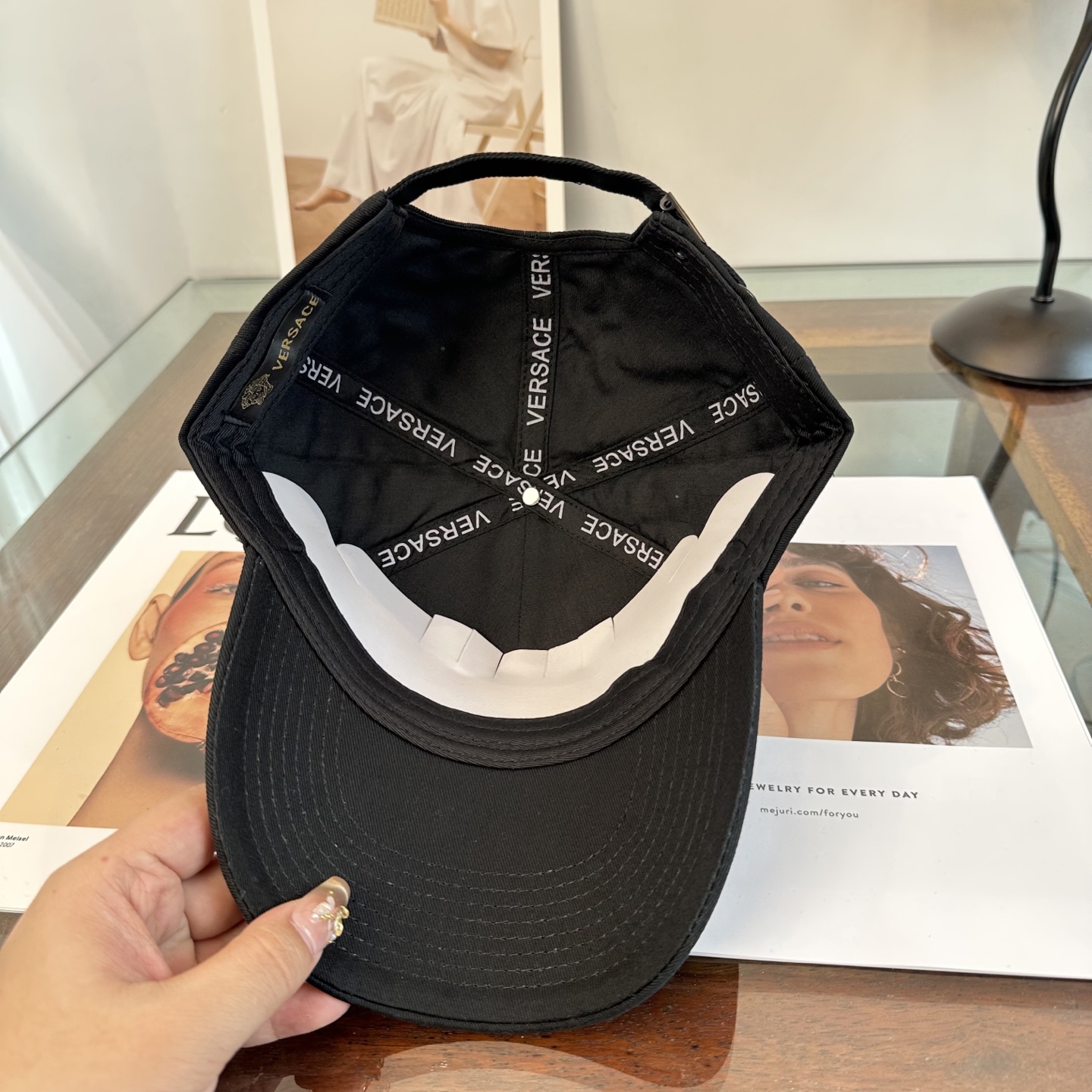 Versace hat