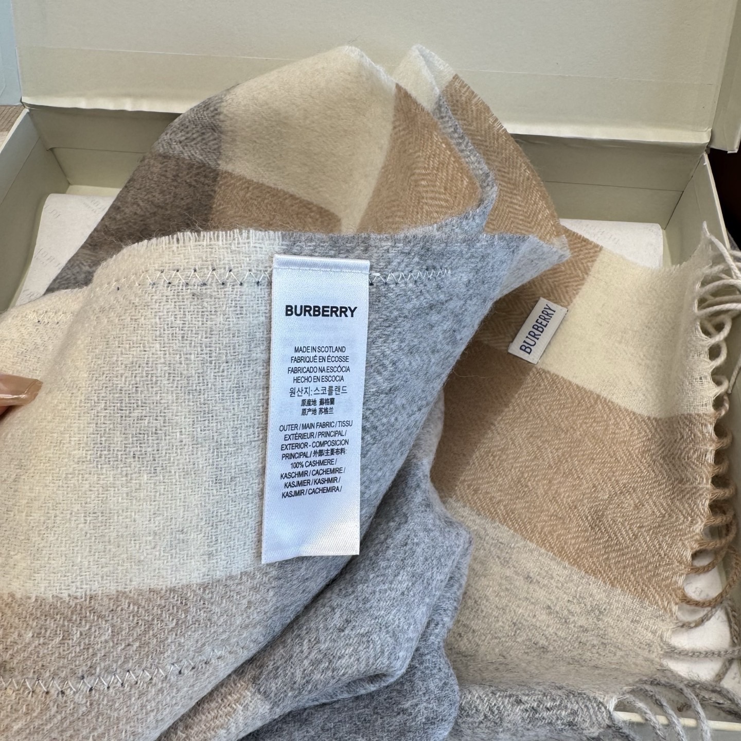 Burberry scarf