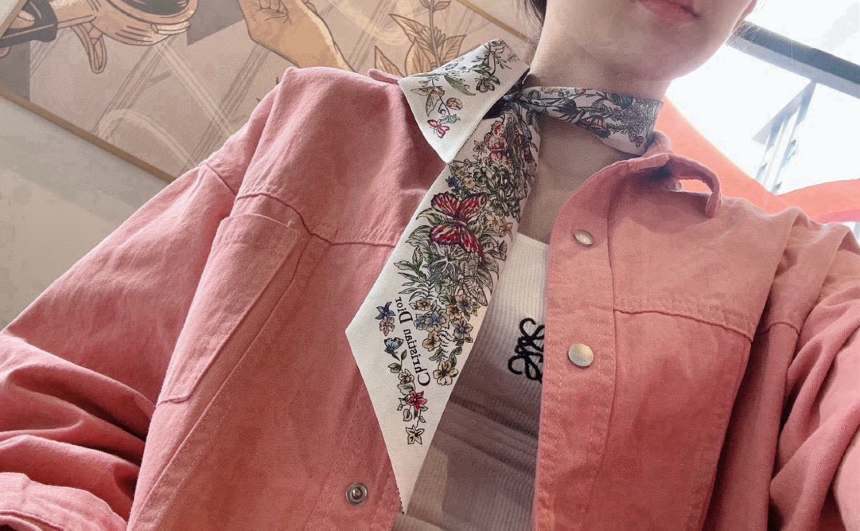 Dior scarf