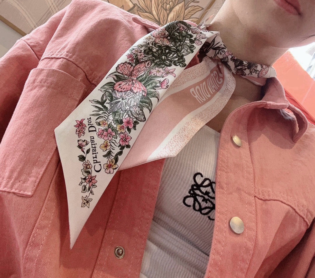 Dior scarf