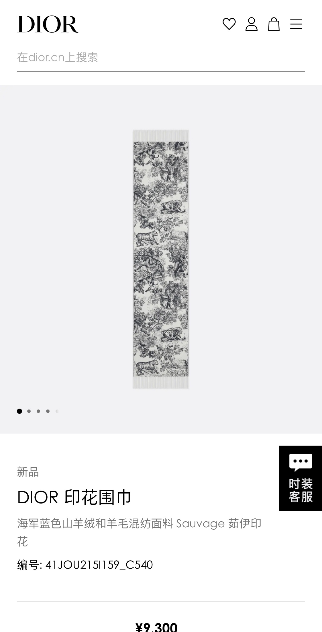 Dior scarf