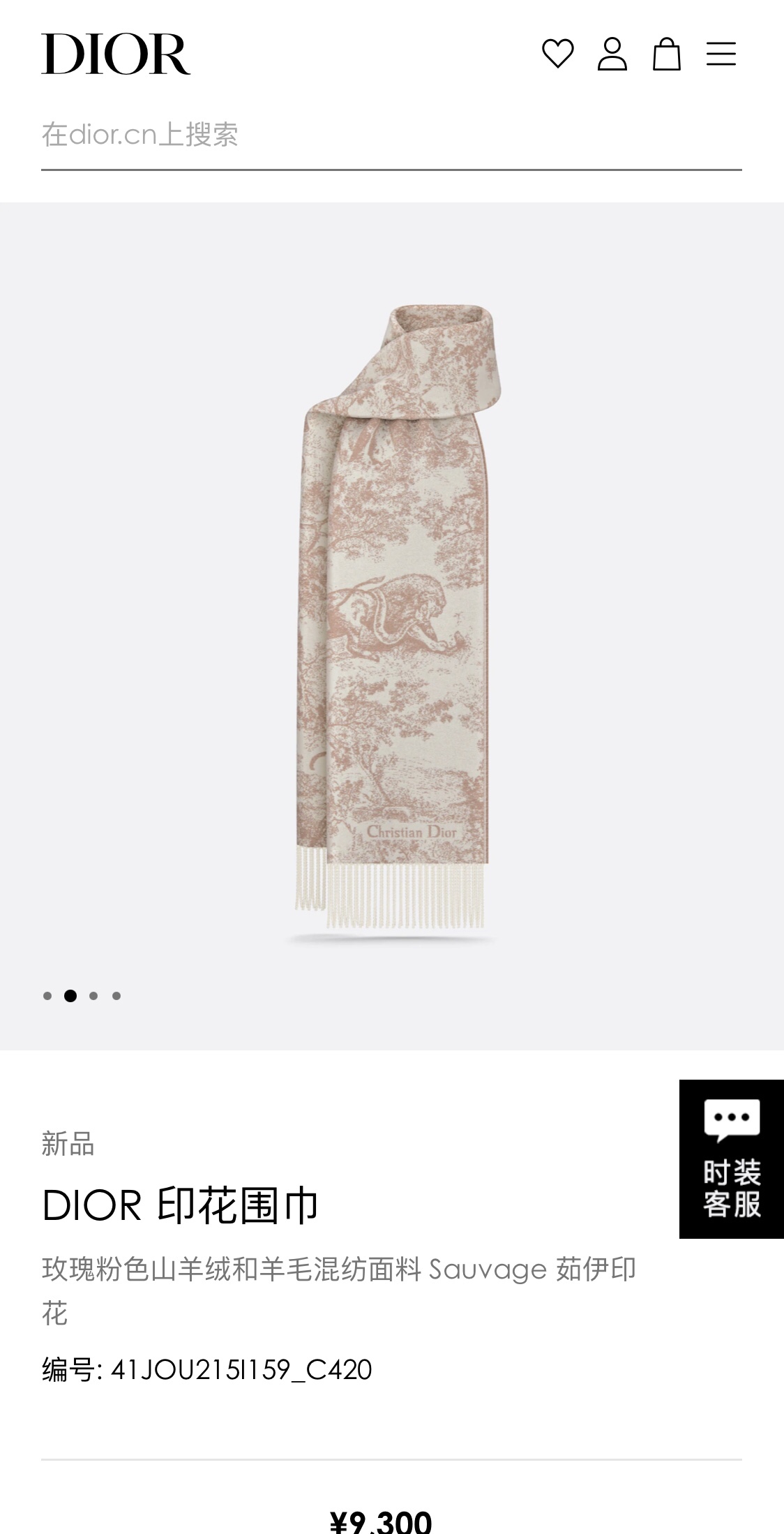 Dior scarf