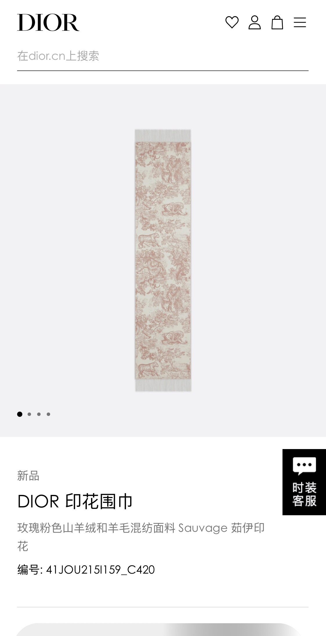 Dior scarf