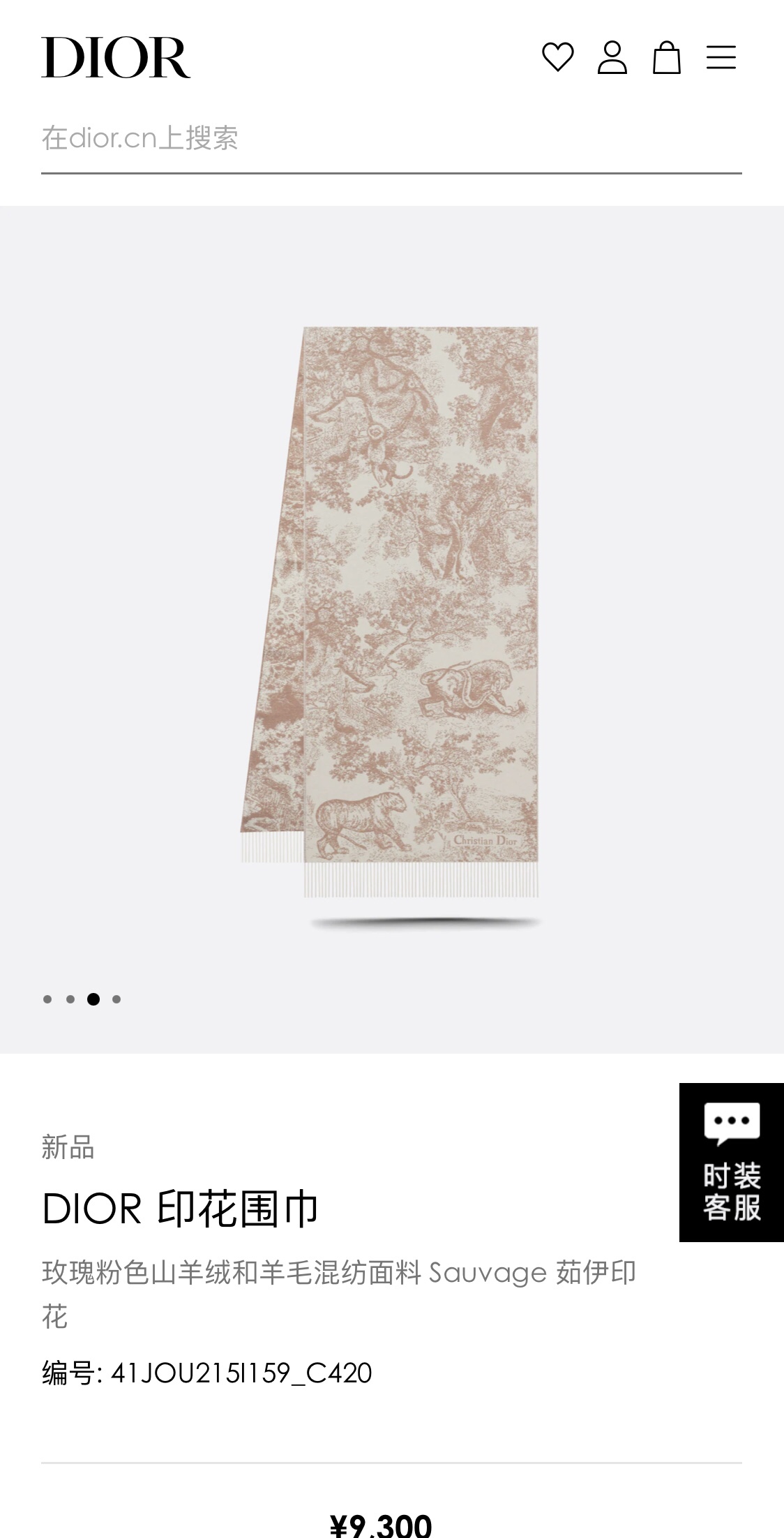 Dior scarf