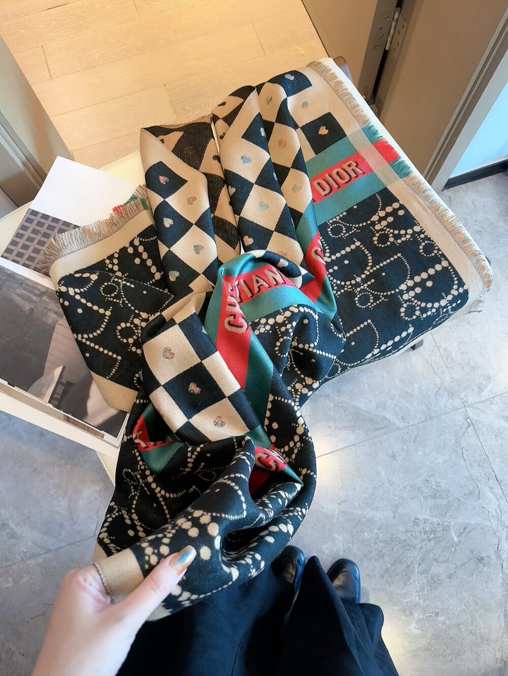 Dior scarf