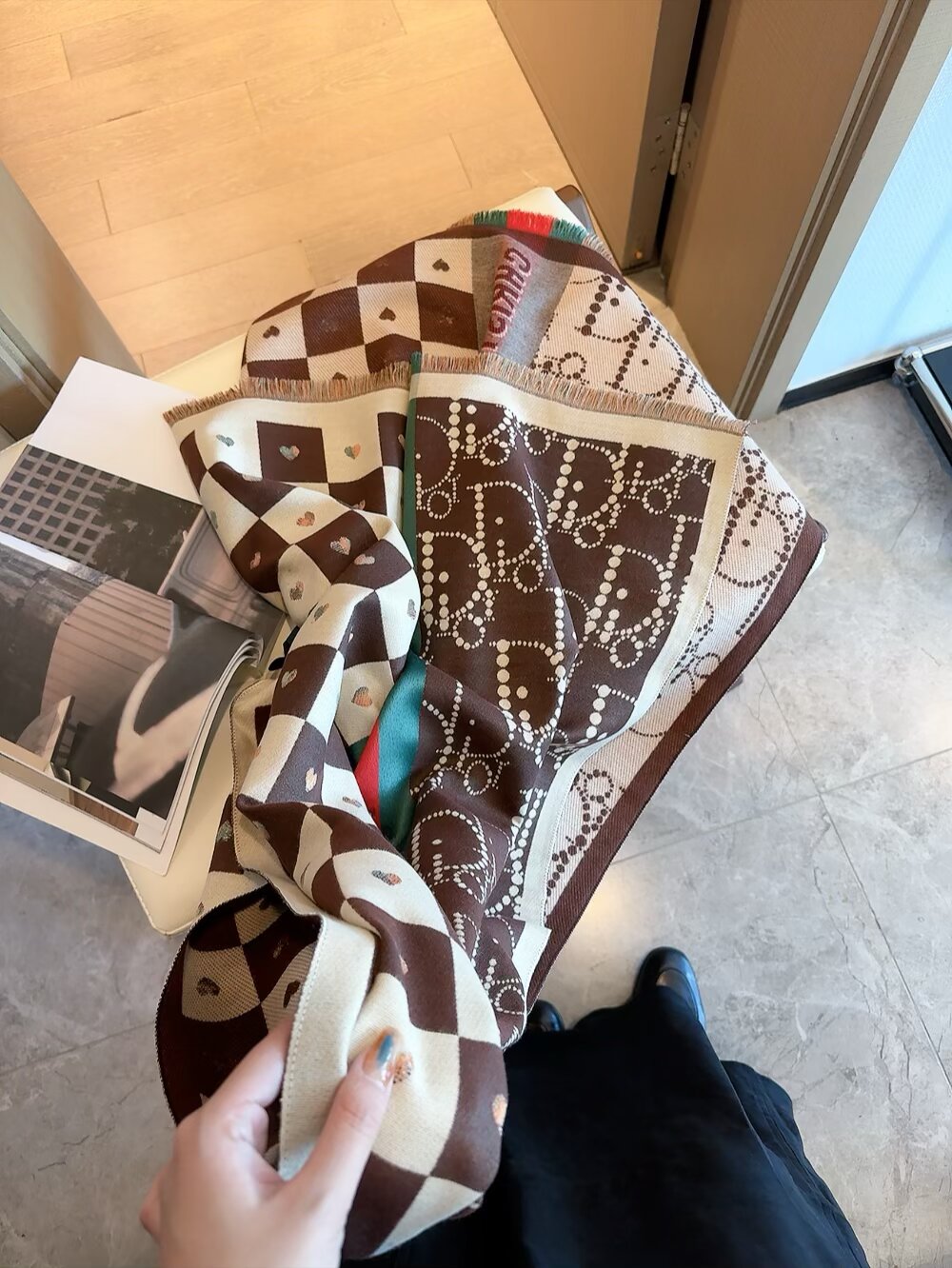 Dior scarf