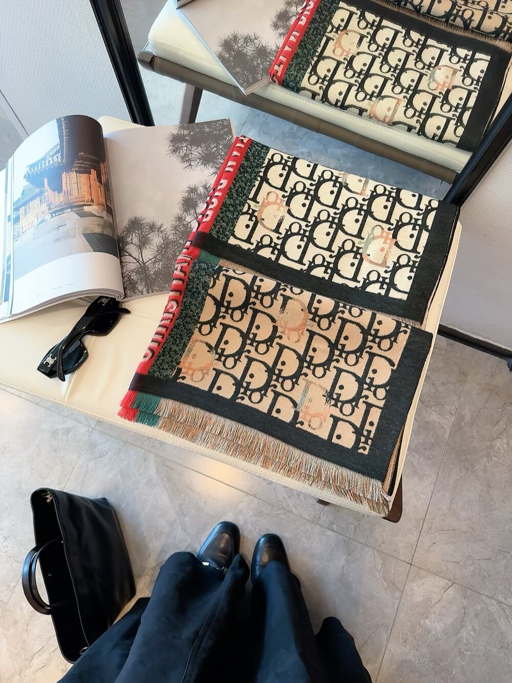 Dior scarf