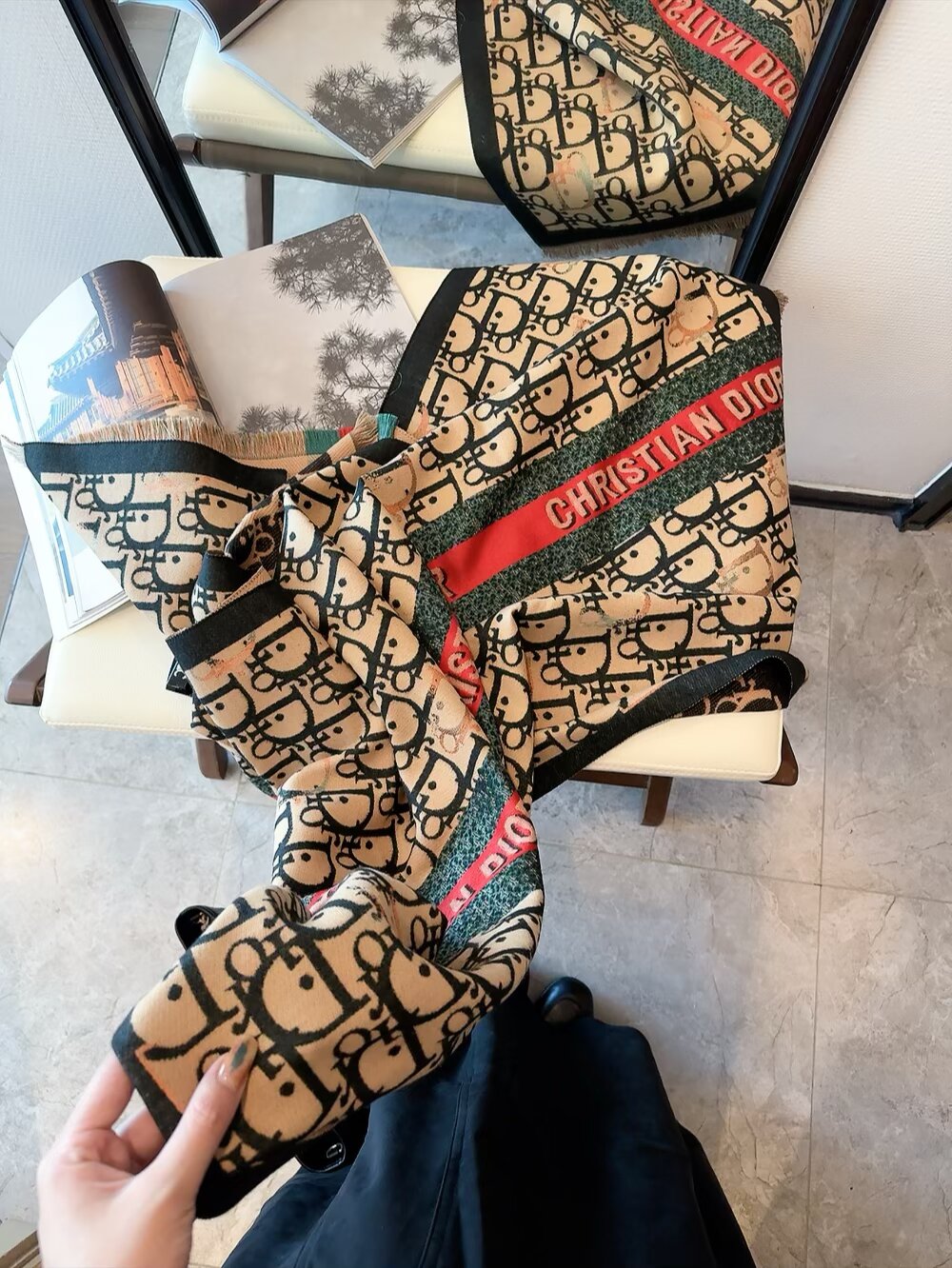 Dior scarf