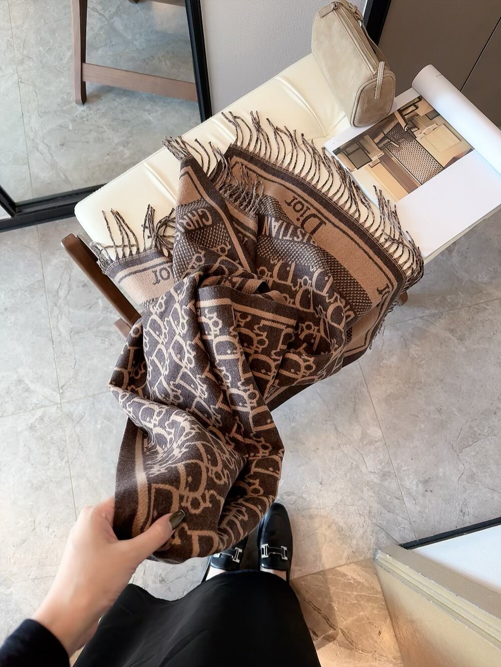 Dior scarf