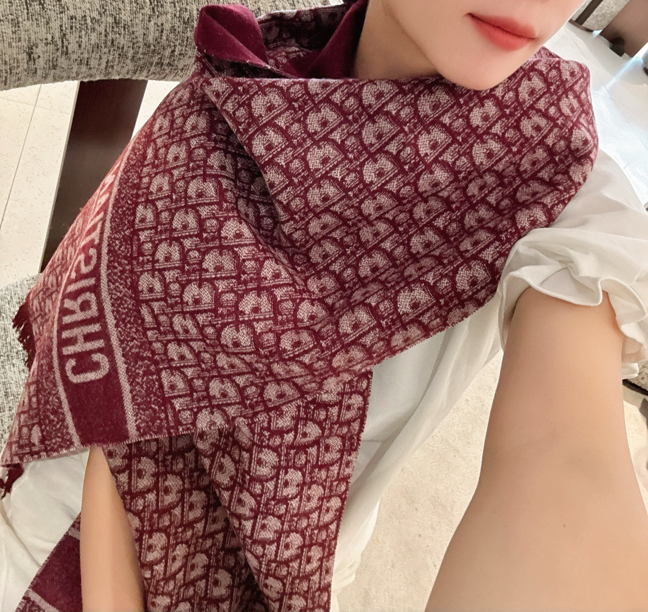 Dior scarf