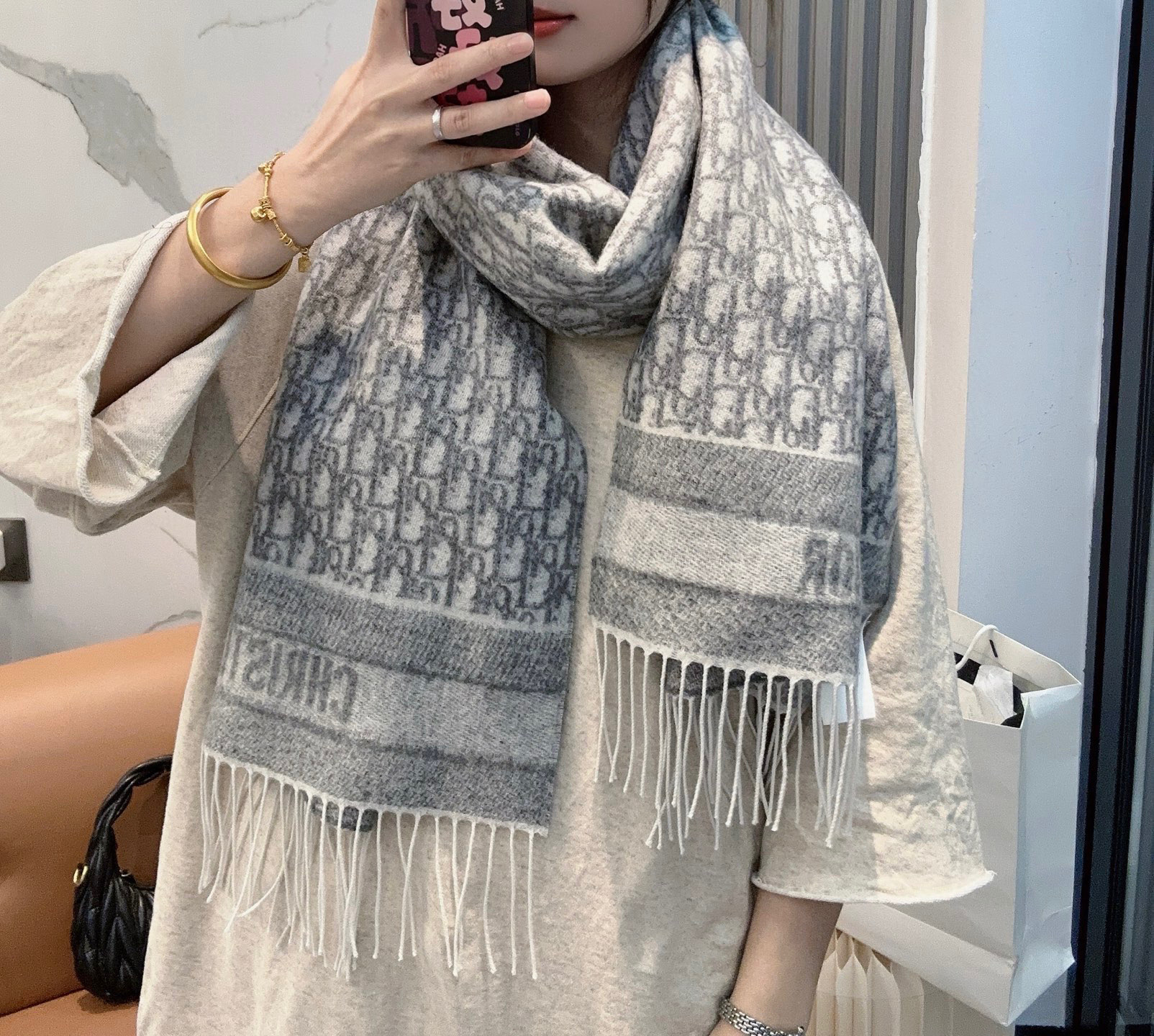 Dior scarf