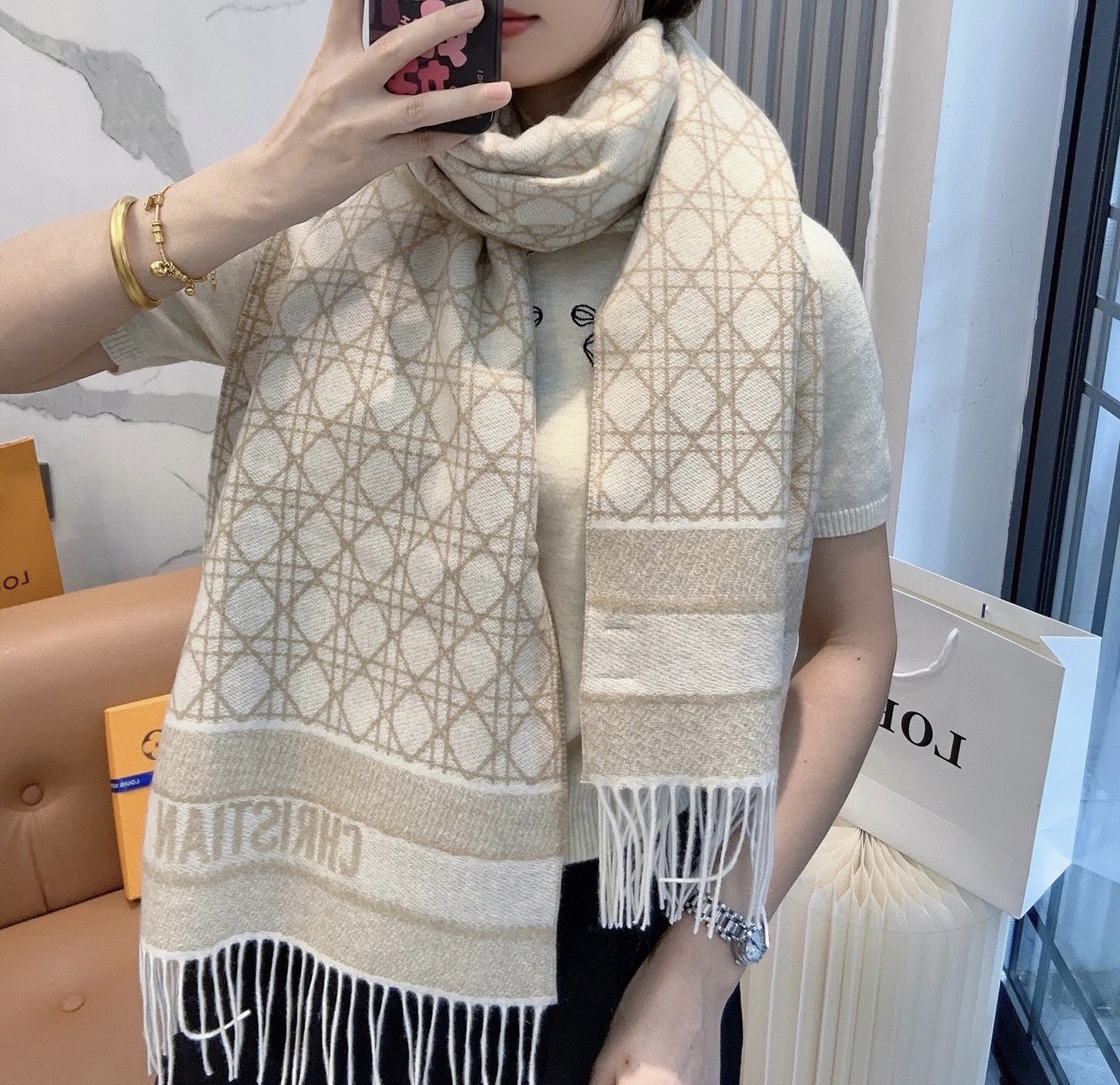 Dior scarf