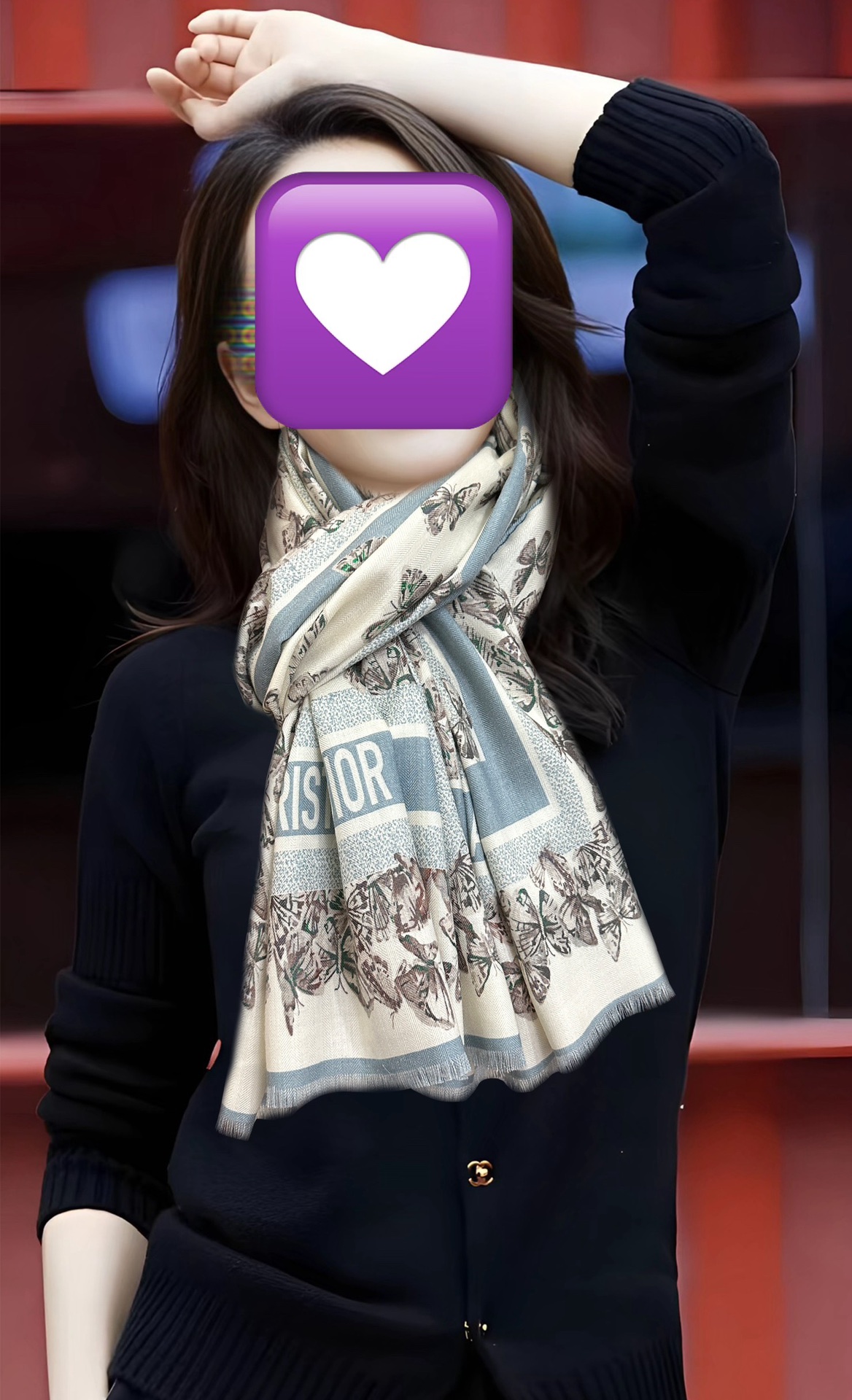 Dior scarf
