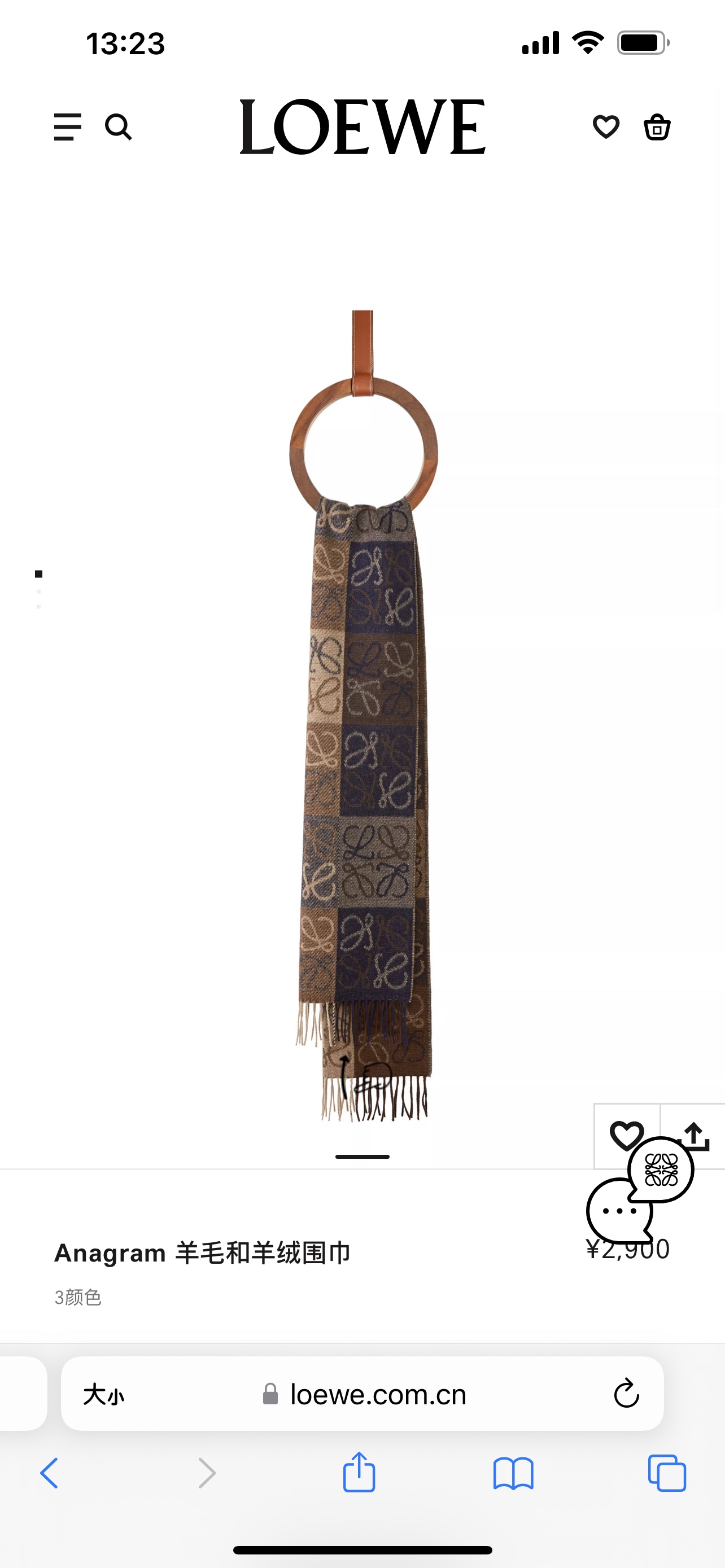 Loewe scarf