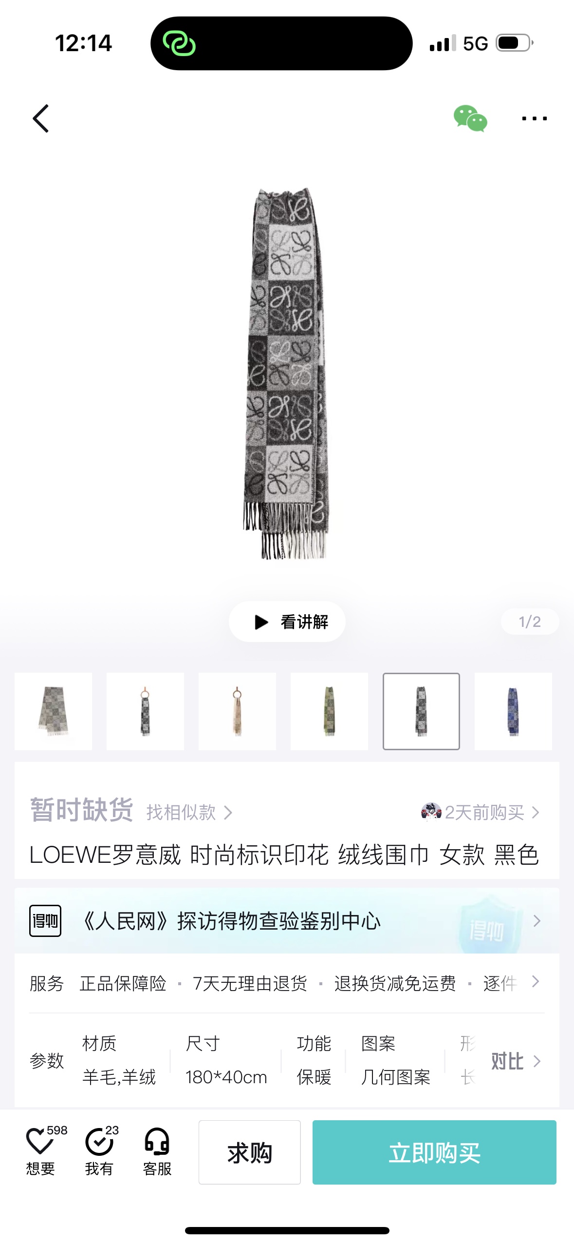 Loewe scarf