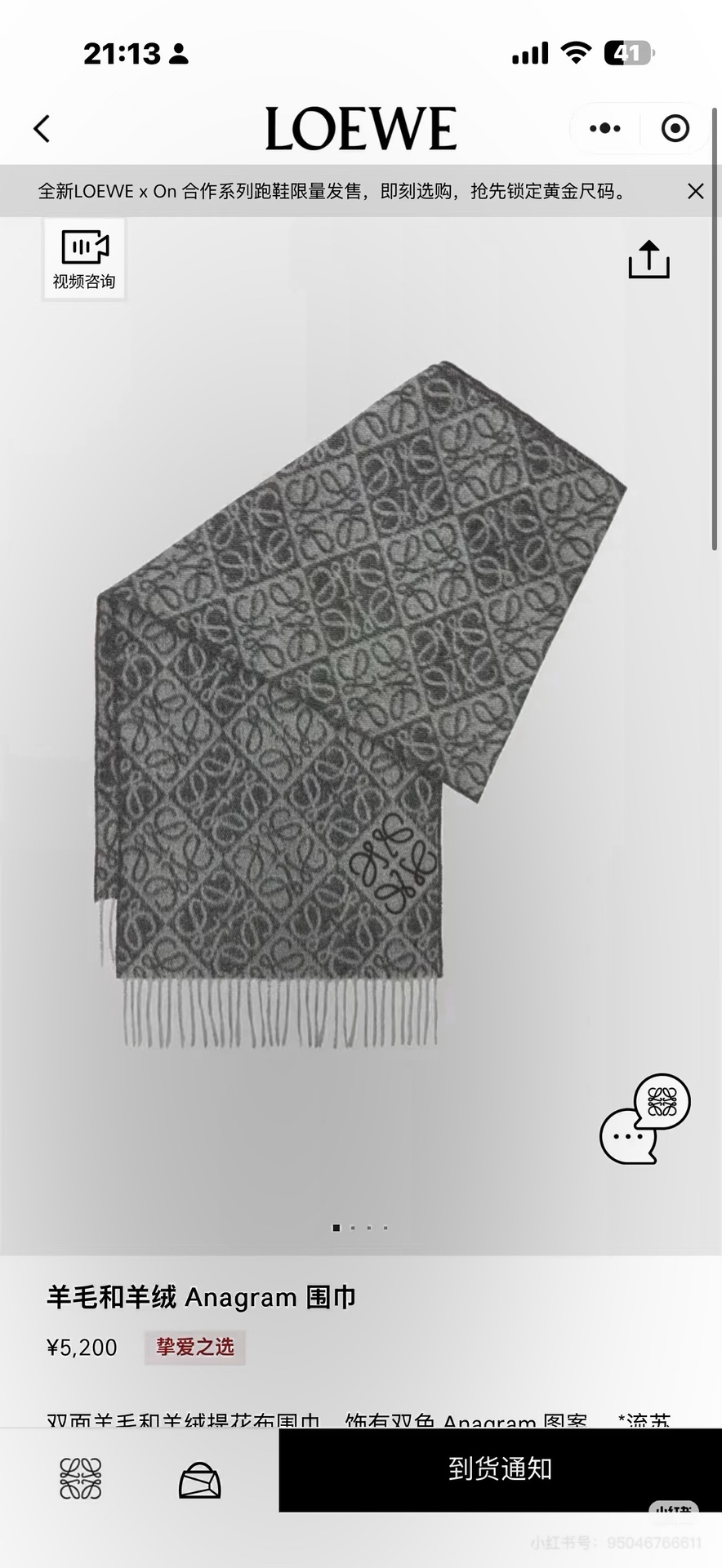 Loewe scarf