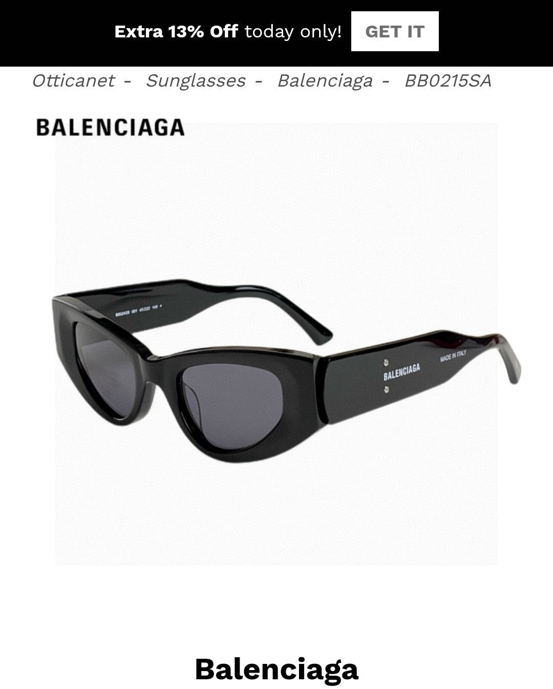 Balenciaga sunglasses