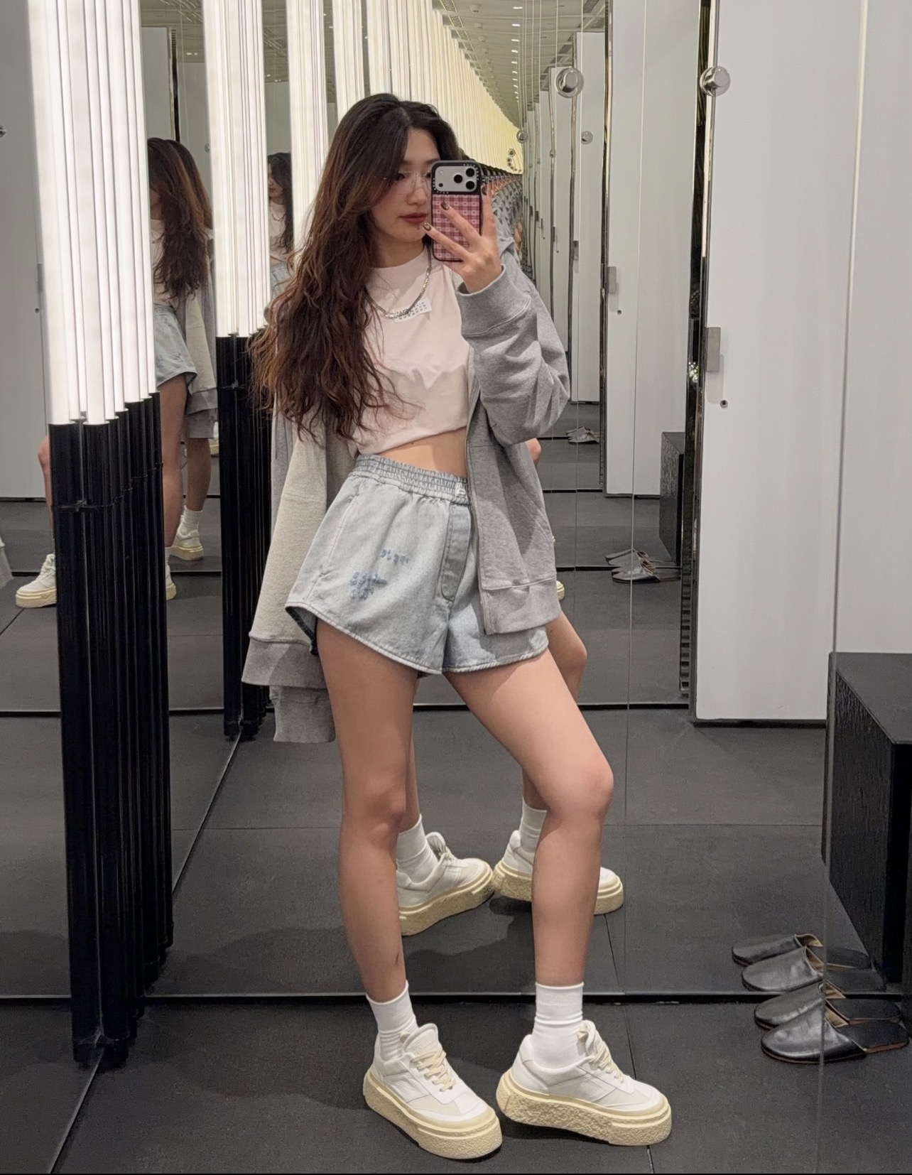 shorts woman