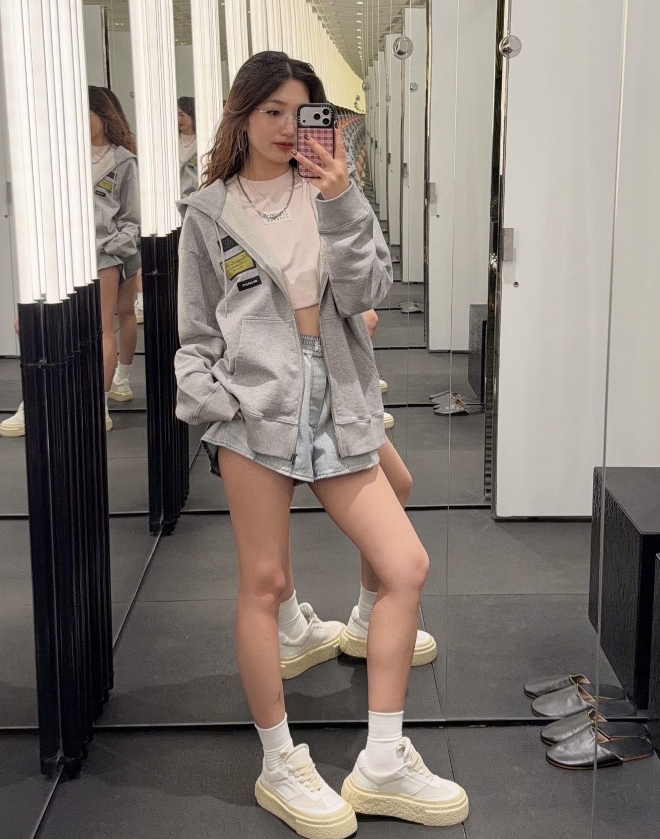 shorts woman
