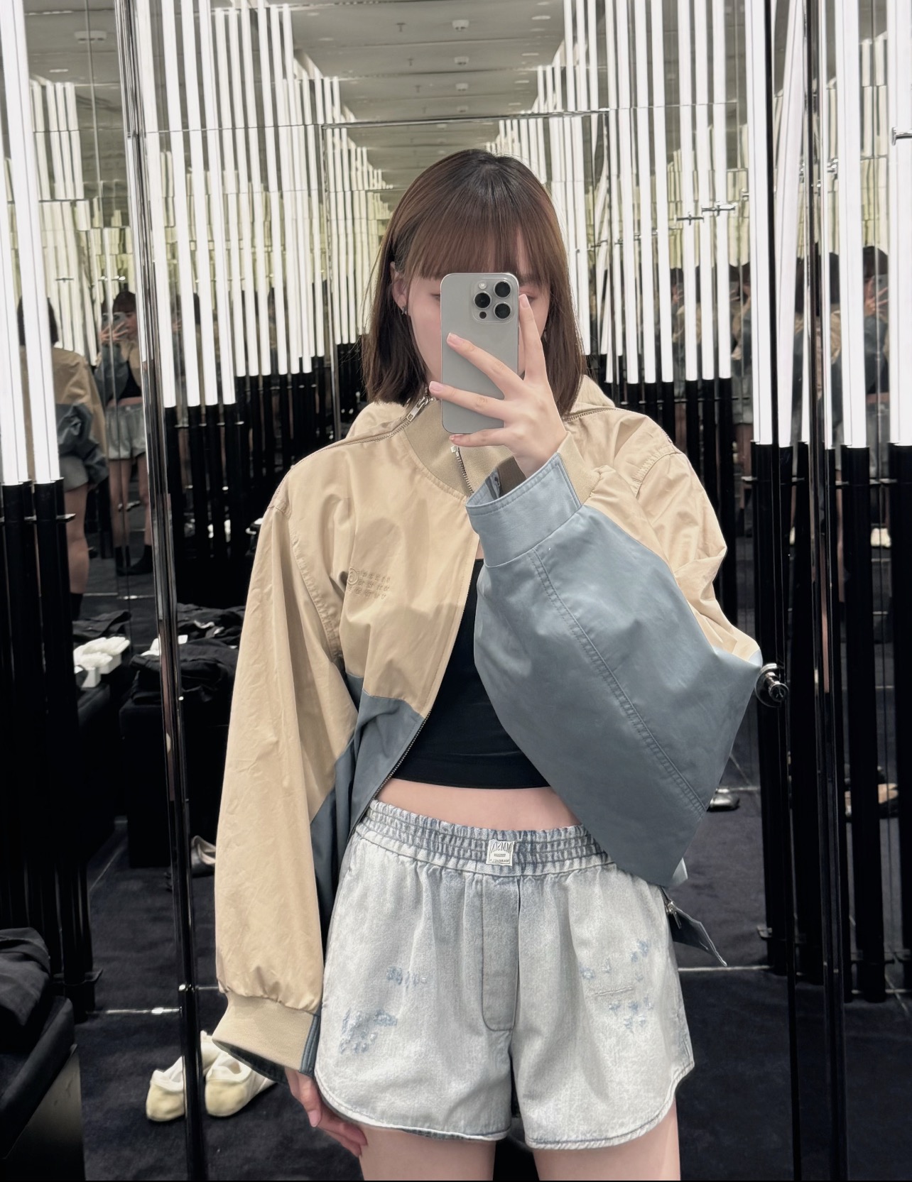 shorts woman